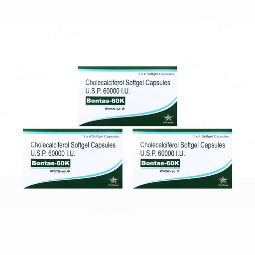 Bontas-60K Cholecalciferol Softgel Capsule