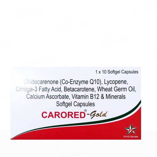 Carored-Gold Softgel Capsule