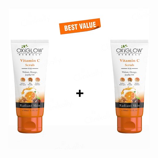 Oxyglow Vitamin C Face Scrub