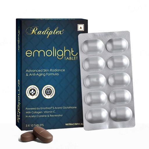 Radiplex Emolight Advanced Skin Radiance & Anti-Aging Nutraceutical Tablet