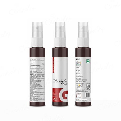 Buy Radiplex Light Extra Strength Glutathione Intra Oral Spray Online at Best Price