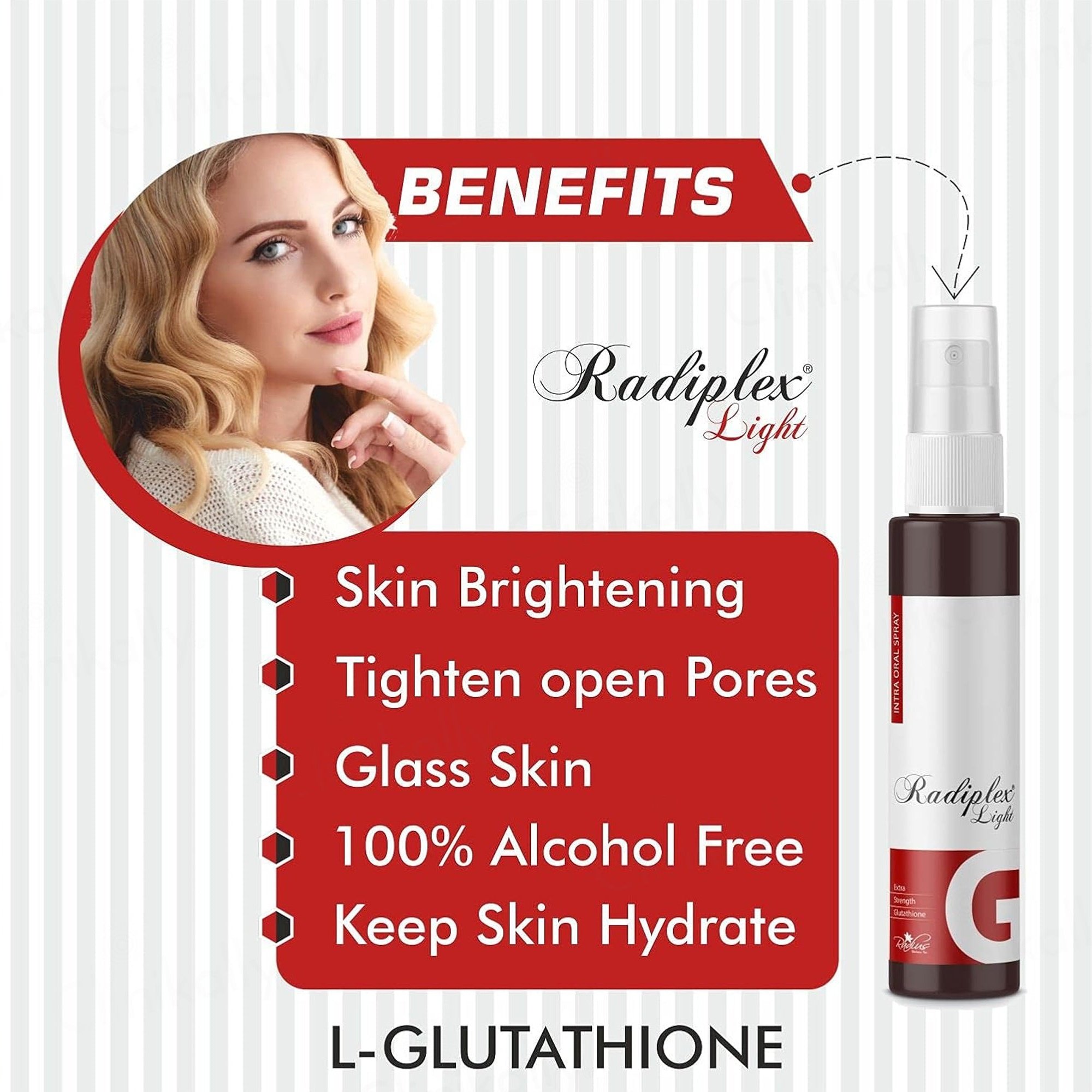 glutathione oral spray for skin whitening Buy Radiplex Light Extra Strength Intra Online at Best Price glutathion infuus Glutathione IV