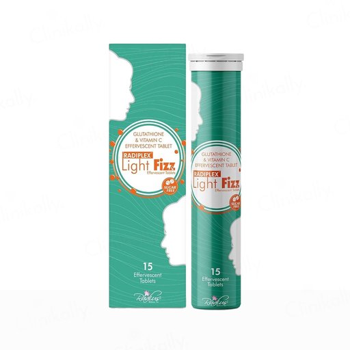 Radiplex Light Fizz Glutathione & Vitamin C Sugar Free Effervescent Tablet