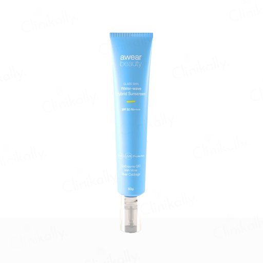 Awear Beauty Glass Skin Water-Wave Hybrid Sunscreen SPF 50 PA++++