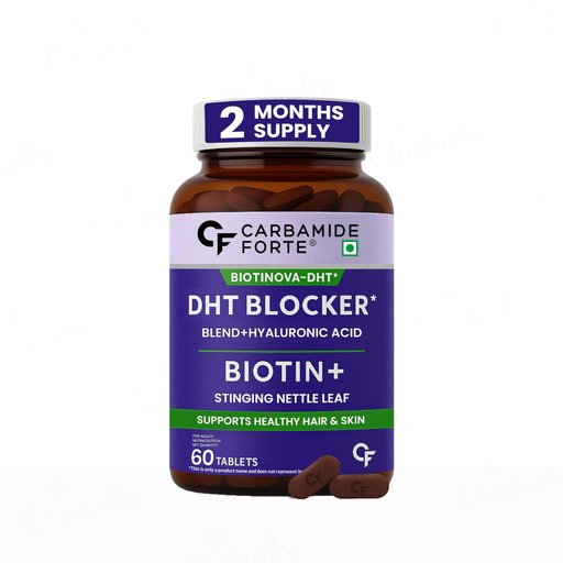 Carbamide Forte DHT Blocker With Biotin & Hyaluronic Acid Tablet For Healthy Hair & Skin