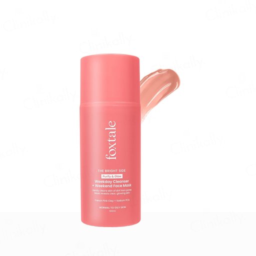 Foxtale Purify & Glow Weekday Cleanser + Weekend Face Mask