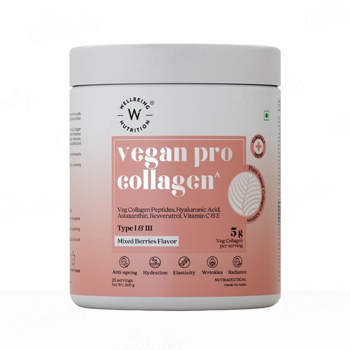 Wellbeing Nutrition Vegan Pro Collagen Powder - Mixed Berries Flavour