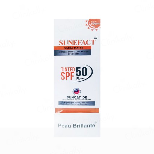 Sunefact Ultra Matte Antioxidant & Anti Ageing Tinted Sunscreen SPF 50 PA+++