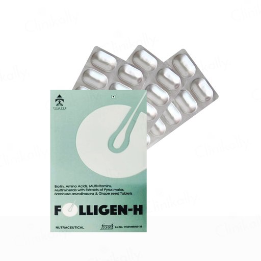 Folligen-H Hair Growth Nutraceutical Tablet