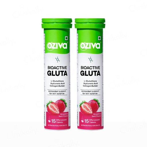 Buy OZiva Bioactive Gluta L-Glutathione Nutraceutical Effervescent Tablet Online at Best Price