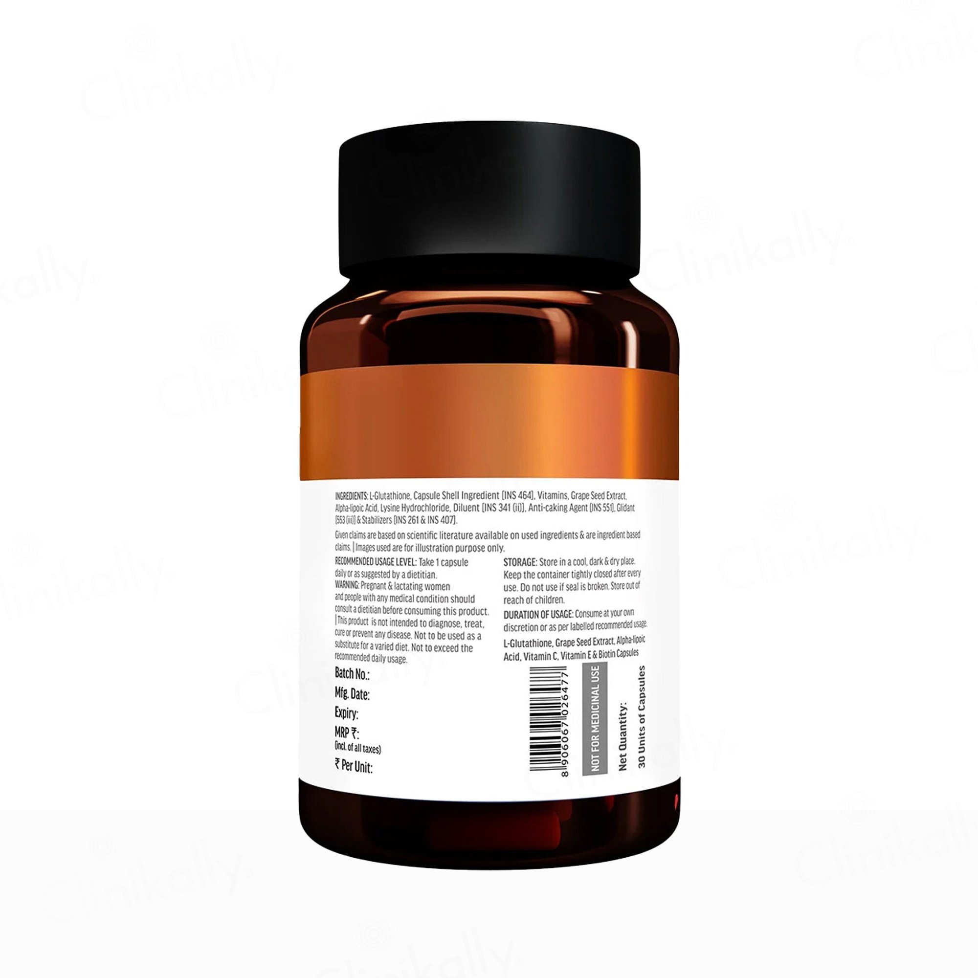 glutathione 1000mg uses Buy HK Vitals With Vitamin C & E Capsule Online at Best Price Liver & Detoxification (P)