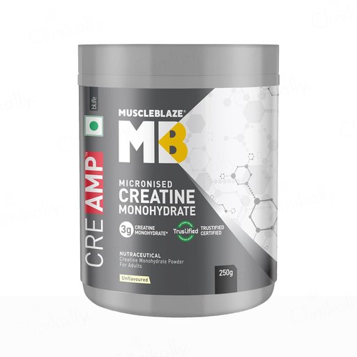 MuscleBlaze CreAMP Micronised Creatine Monohydrate Nutraceutical Powder