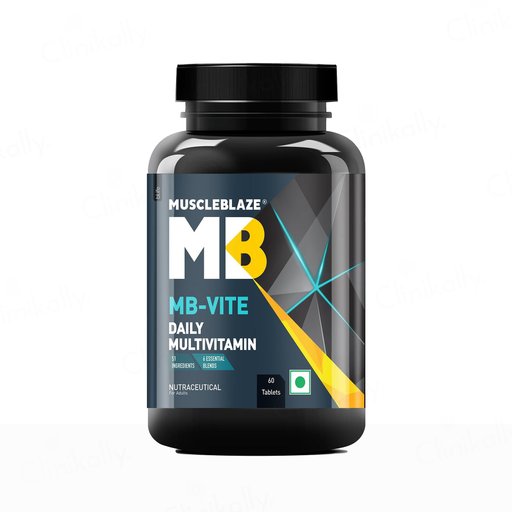 MuscleBlaze MB-Vite Daily Multivitamin Nutraceutical Tablet For Adults