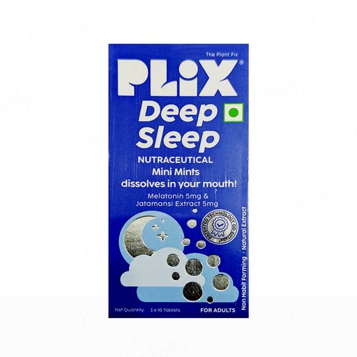 Plix Deep Sleep Nutraceuticals Mini Mints Tablet