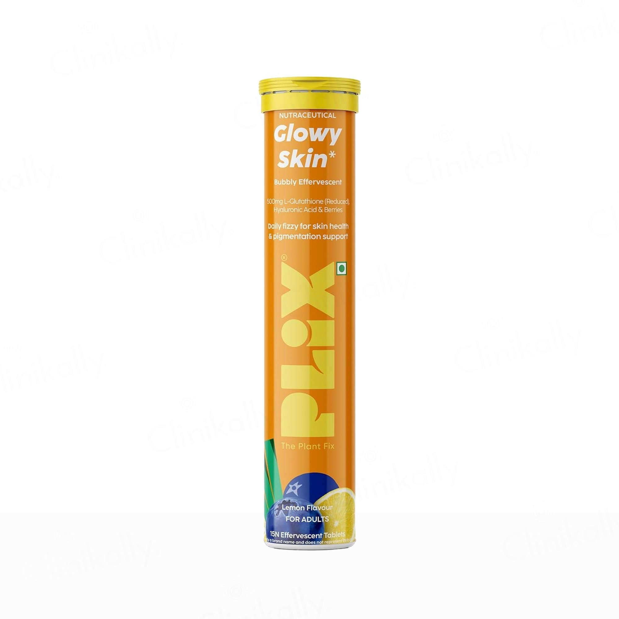 Buy Plix Glowy Skin Effervescent Tablet - Lemon Flavour Online at Best Price