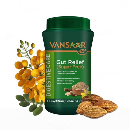 Vansaar 45+ Digestive Care Gut Relief Sugar-Free Powder