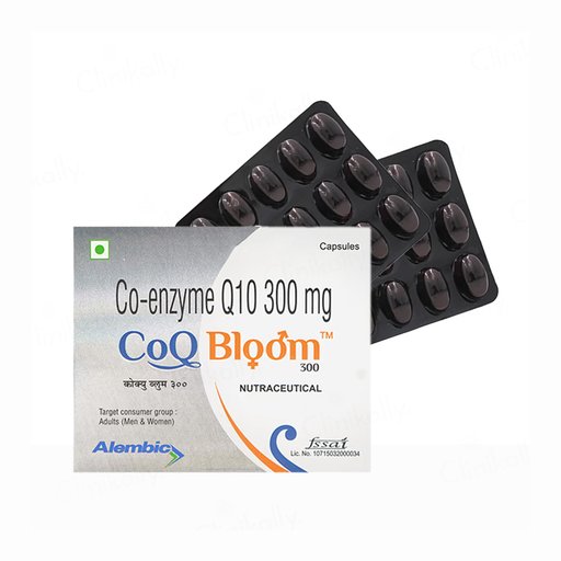 CoQ Bloom 300 Nutraceutical Capsule