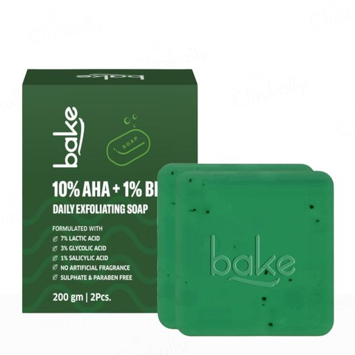 Bake 10% AHA + 1% BHA Daily Exfoliating Soap (Pack Of 2)