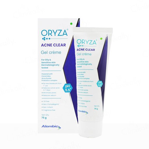 Oryza Acne Clear Gel Creme For Oily & Sensitive Skin
