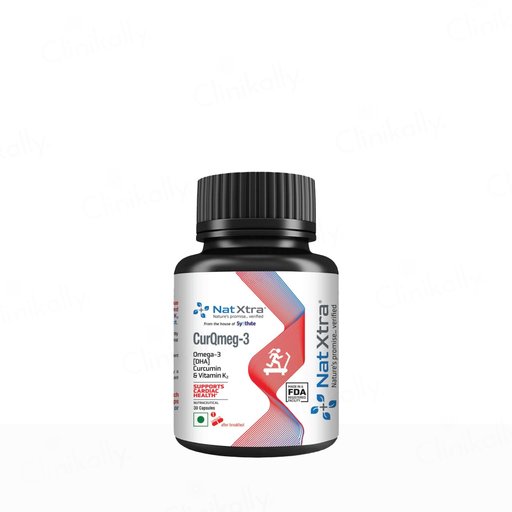 NatXtra Curqmeg-3 Cardiac Health Supplement Capsule