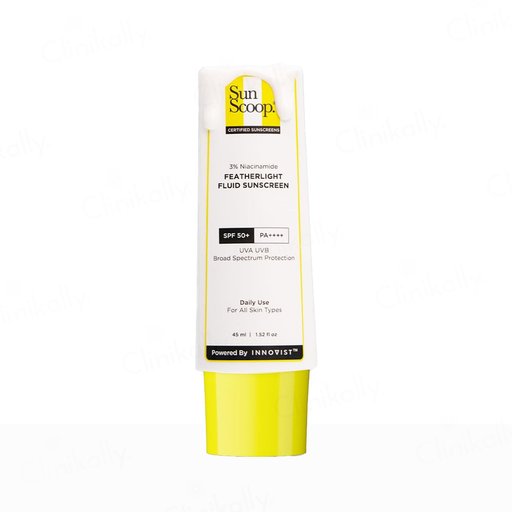 Sun Scoop 3% Niacinamide Featherlight Fluid Sunscreen SPF 50+ PA++++