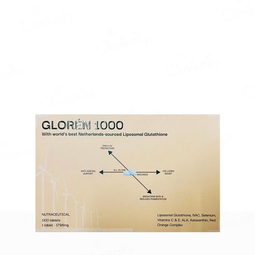 Diara Gloren 1000 Liposomal Glutathione Nutraceutical Tablet