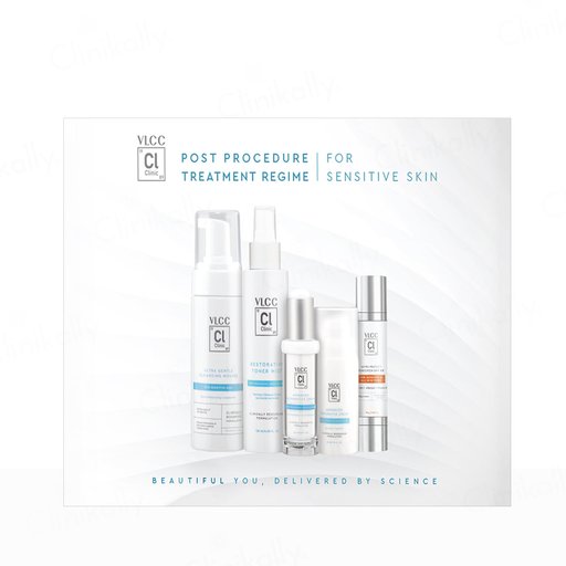 VLCC Clinic Post Procedure Treatment Regime Kit For Sensitive Skin