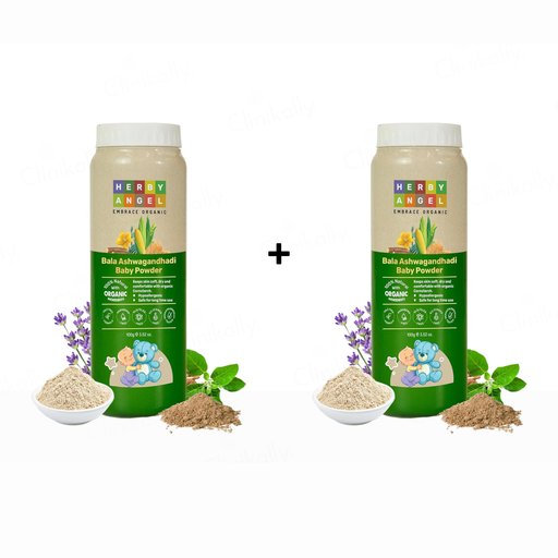 Herby Angel Bala Ashwagandhadi Baby Powder