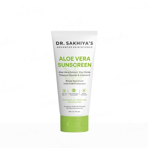 Dr. Sakhiya’s Aloe Vera Sunscreen SPF 30 PA+++