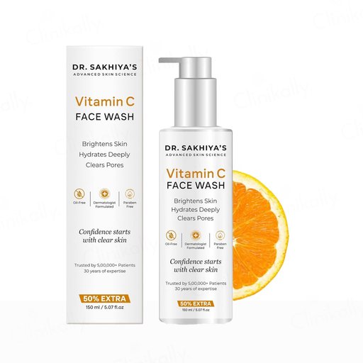 Dr. Sakhiya’s Vitamin C Skin Brightening Face Wash