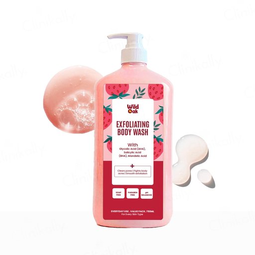 Wild Oak AHA BHA Exfoliating Body Wash