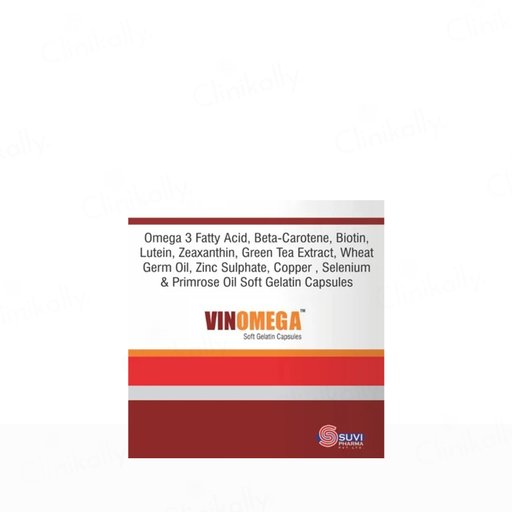 Vinomega Soft Gelatin Capsules