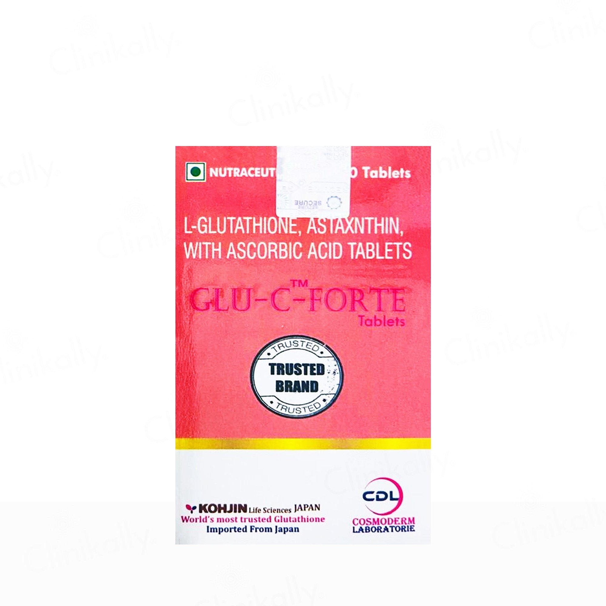 Buy Glu-C-Forte Skin Supplement Tablet Online at Best Price