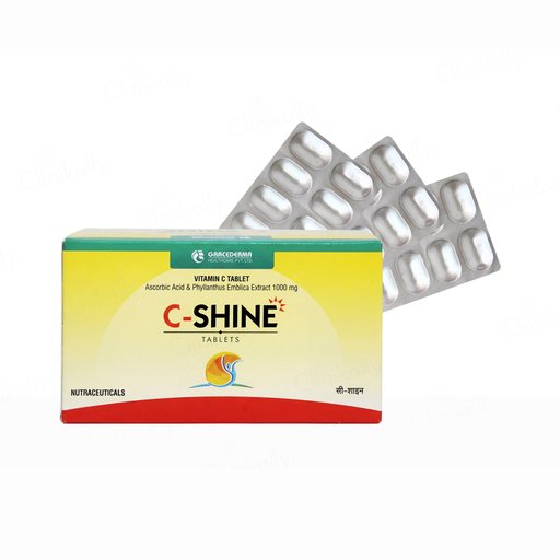 C-Shine Vitamin C 1000mg Nutraceutical Tablet