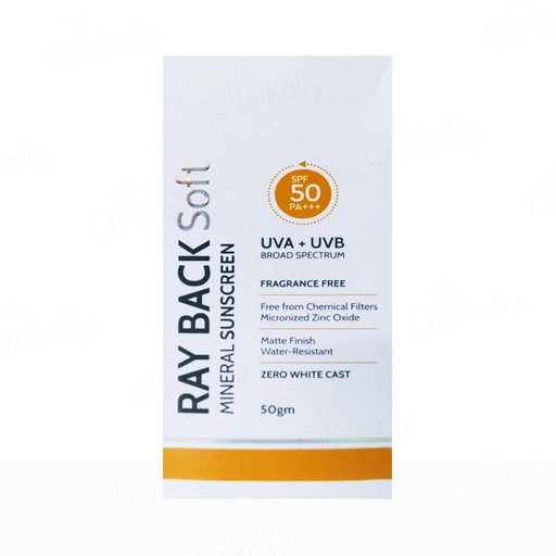 Rayback Soft Mineral Sunscreen SPF 50 PA+++