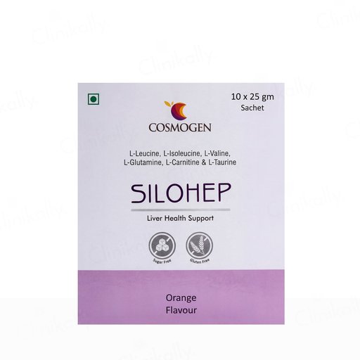 Silohep Liver Health Sugar Free Powder - Orange Flavour