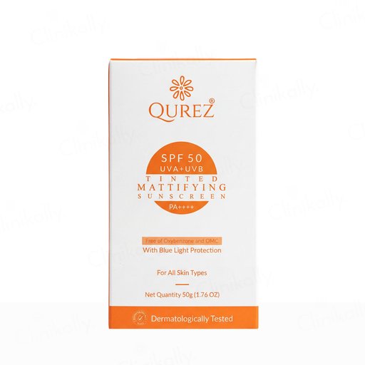 Qurez Tinted Mattifying Sunscreen SPF 50 PA++++