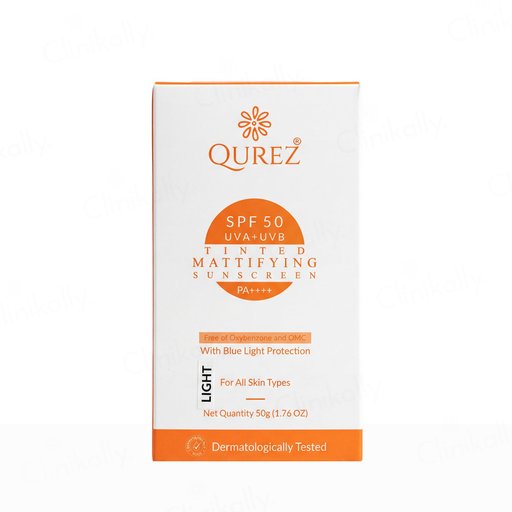 Qurez Tinted Mattifying Sunscreen SPF 50 PA++++ (Light)