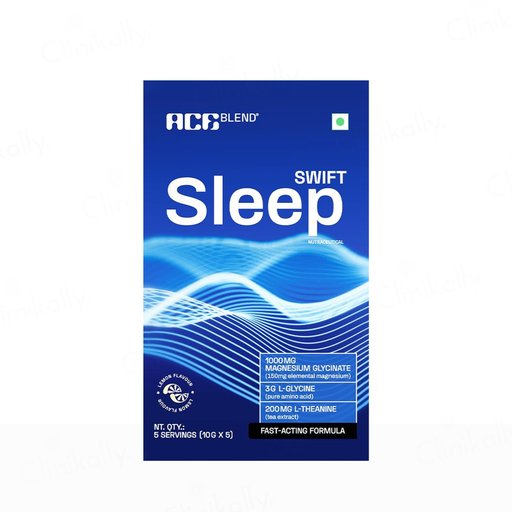 Ace Blend Swift Sleep Veg Nutraceutical Powder - Lemon Flavour