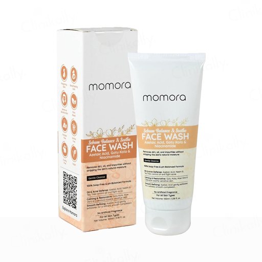 Momora Sebum Balance & Soothe Gentle Cleanse Face Wash