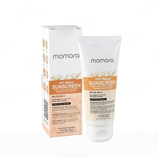 Momora 100% Mineral Sunscreen SPF 50 PA+++