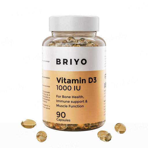 Briyo Vitamin D3 1000 IU Capsule