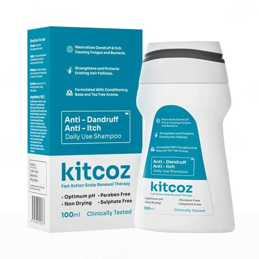 Kitcoz Anti-Dandruff & Anti-Itch Daily Use Shampoo