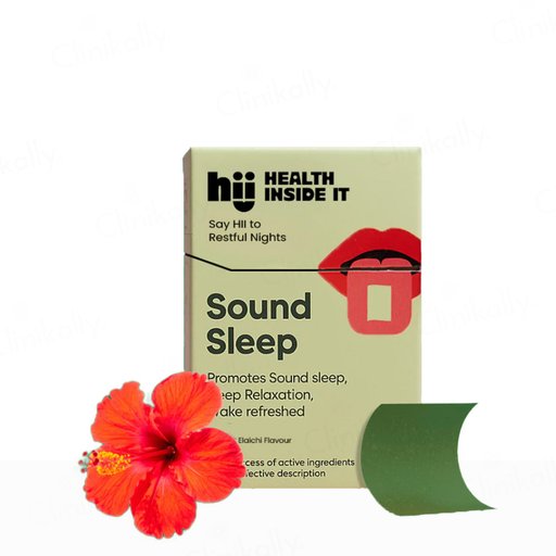 HII Health Inside It Sound Sleep Oral Strip - Elaichi Flavour