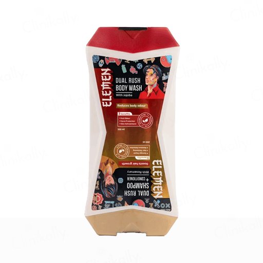 Elemen Dual Rush Body Wash (300 ml) & Shampoo + Conditioner (200 ml)