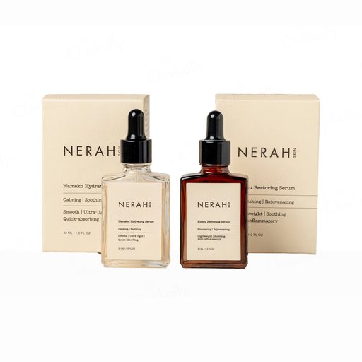 Nerah Skin Kudzu Restoring Serum + Hydrating Serum Day & Night Essential Combo