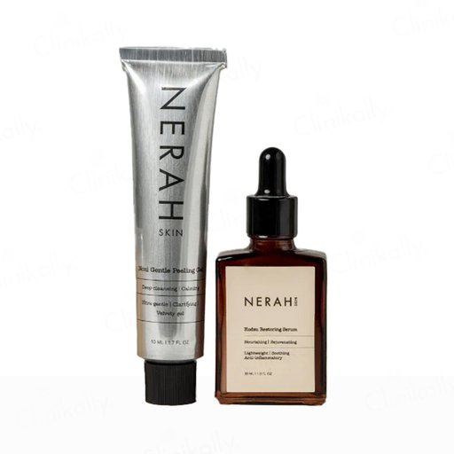 Nerah Skin Kudzu Restoring Serum + Noni Gentle Peeling Gel Calm & Care Combo