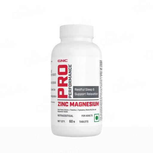 GNC Pro Performance Zinc Magnesium Nutraceutical Tablet For Adults