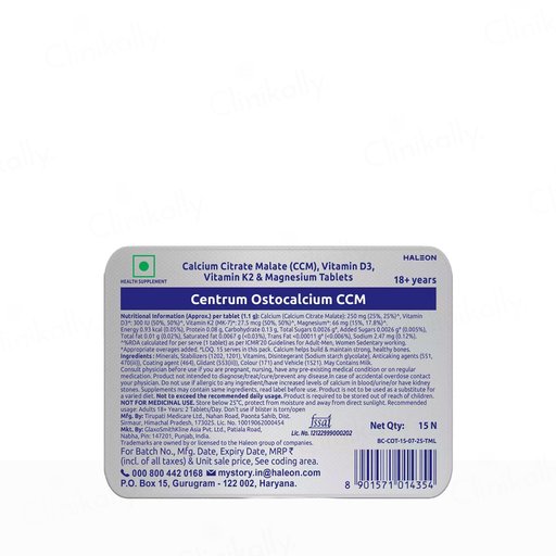 Centrum Ostocalcium CCM Tablet