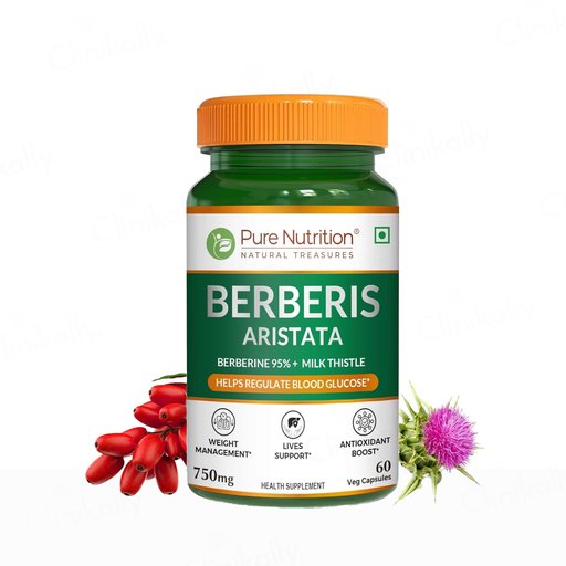 Pure Nutrition Berberis Aristata 750mg Veg Capsule